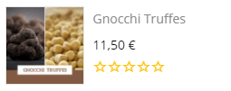 Gnocchi truffes